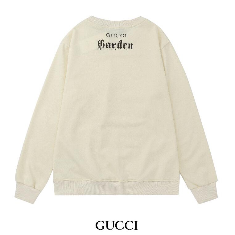 Áo Sweater Cổ Tròn Chất Liệu Cotton In Hình Gucci Thời Trang