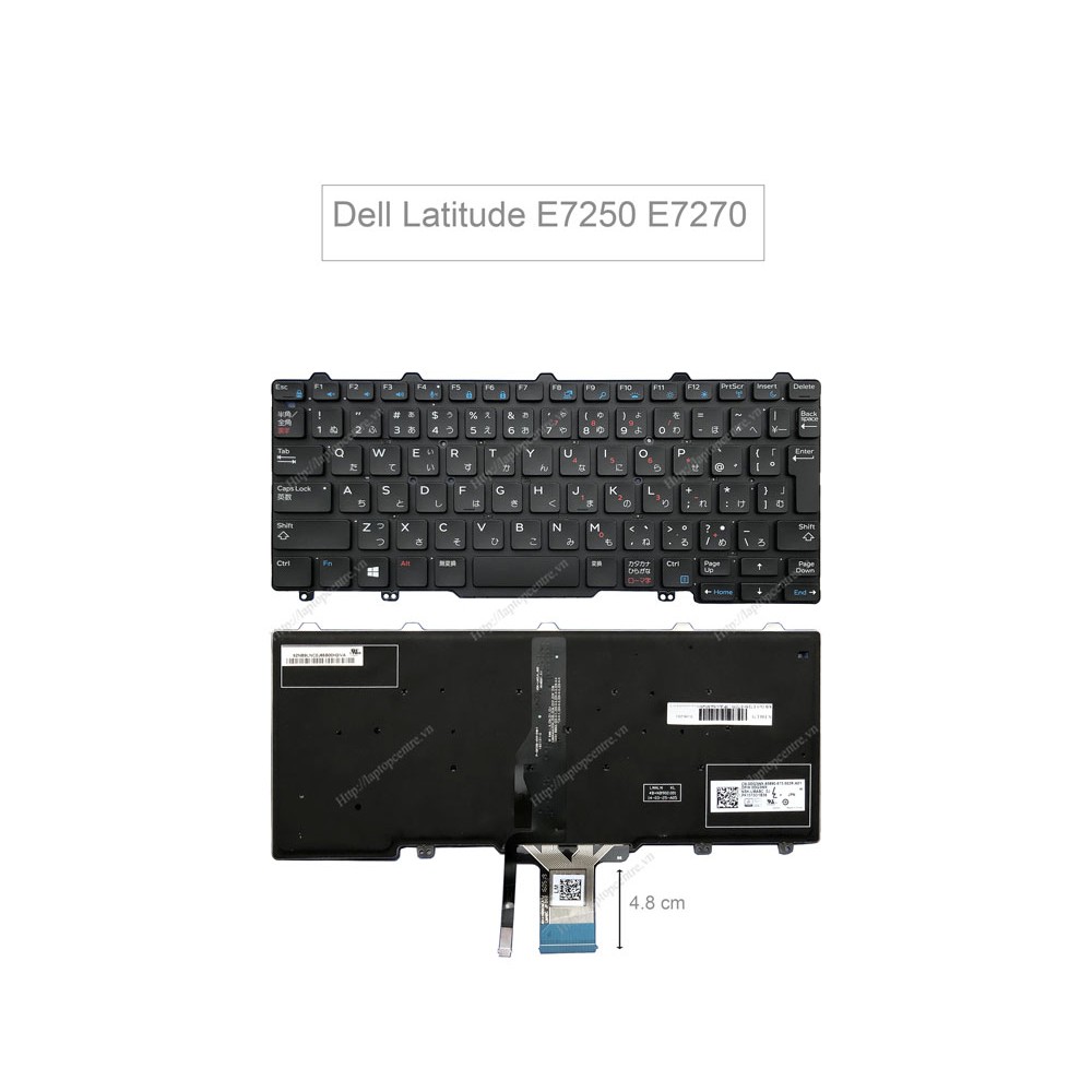 Bàn phím laptop Dell Latitude E7250 E7270