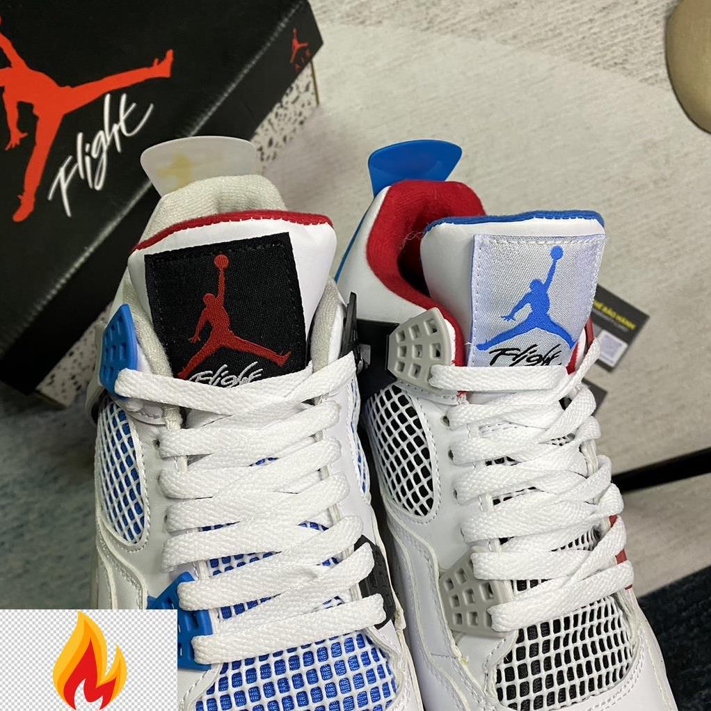 Giày Nike Air Jordan 4 Retro What The | Bản 1:1 chuẩn . -fghd*