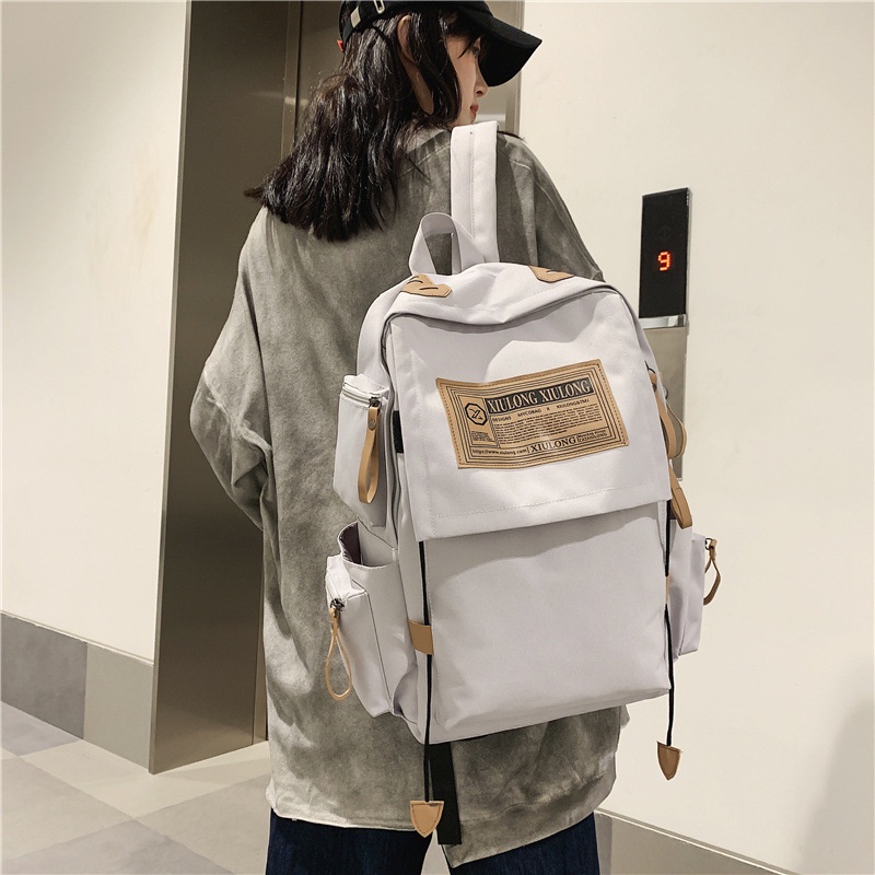 Balo nam, balo đi học nam nữ du lịch thời trang cặp đi học đẹp cao cấp unisex đựng vừa laptop 15.6inch hàn quốc MSP1111