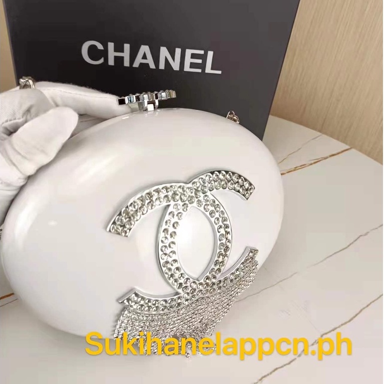 CHANE  C Shoulder Bag 2020 Túi Xách Vai Acrylic Hình Bầu Dục Mới Nhất HANELHANEL