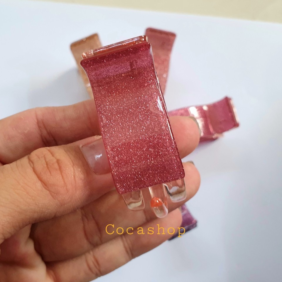 Một cái kẹp tóc, kẹp gấp tóc, kẹp càng cua thạch nhũ hàng cao cấp không gãy cho bạn gái