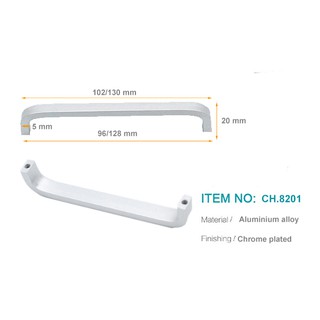 TAY NẮM NHÔM CÁNH TỦ CH.8201, CH.8212, CH.8206