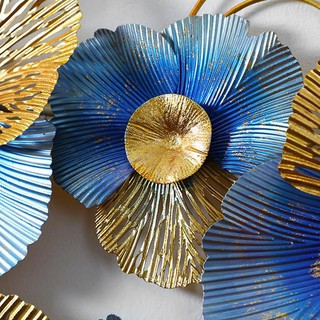 Decor hoa sắt trang trí 3D ấn tượng mã A2009