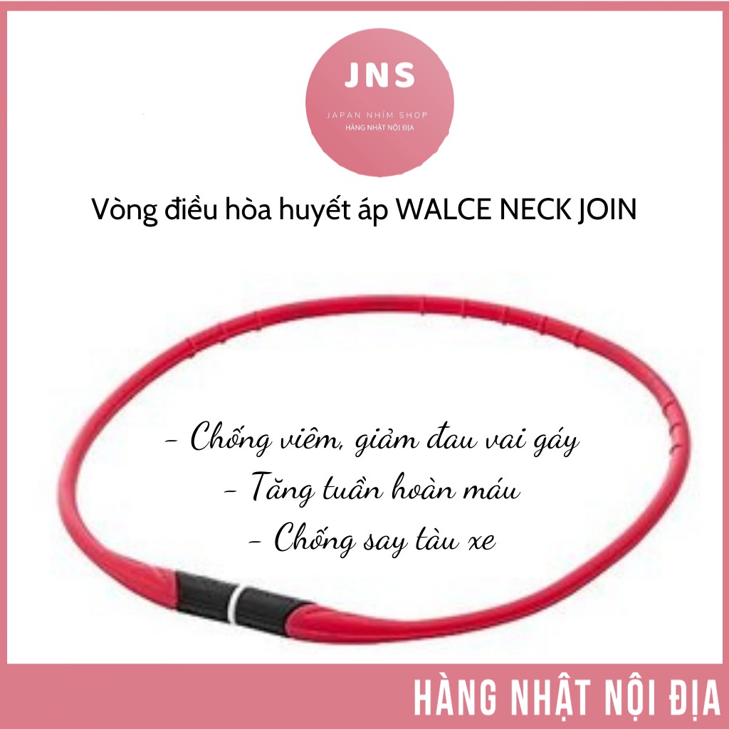 Vòng điều hòa huyết áp WALCE NECK JOIN - màu hồng