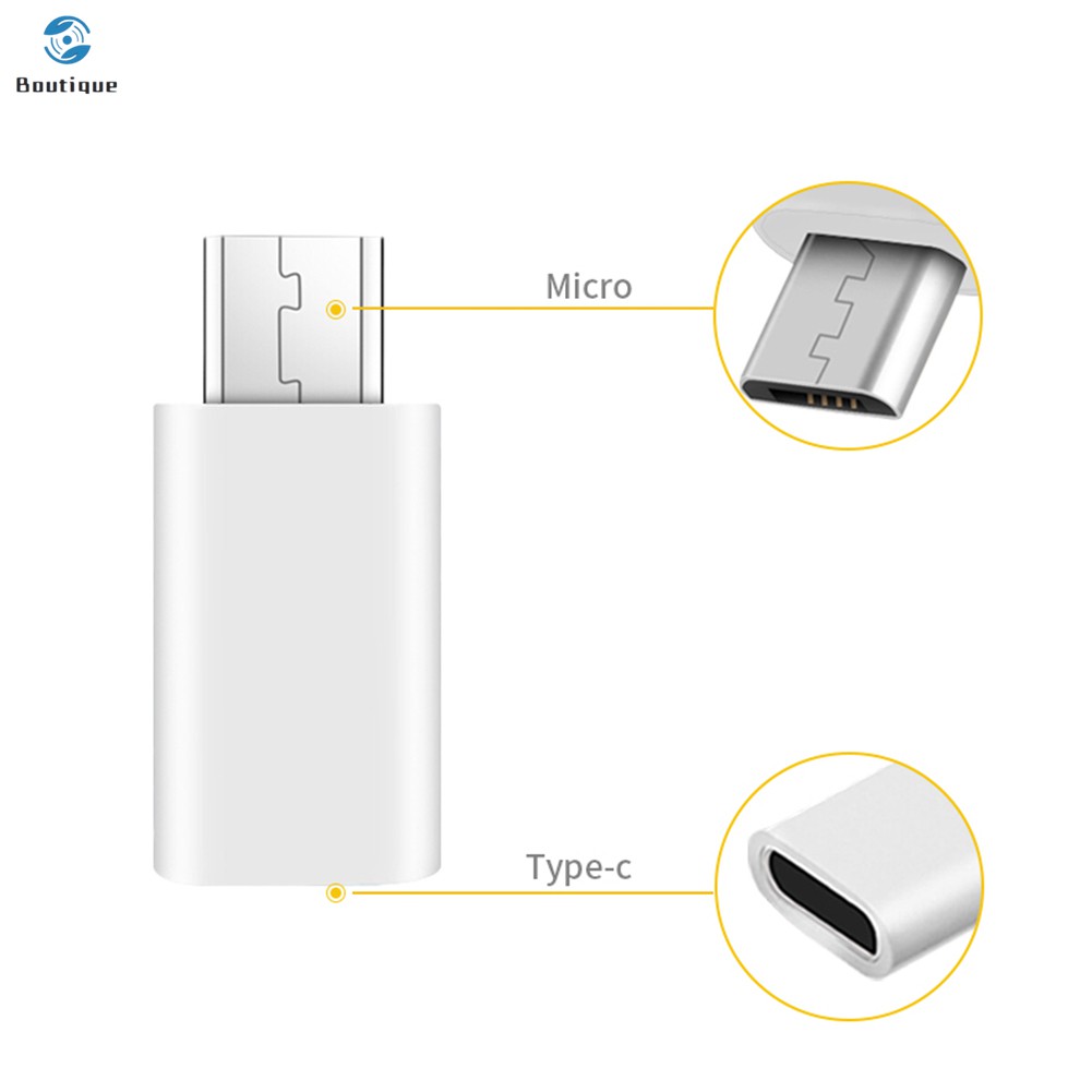 ✿♥▷ Mini USB 3.1 Type C Female to Micro USB Male Data Charger Adapter Converter for Macbook Onep