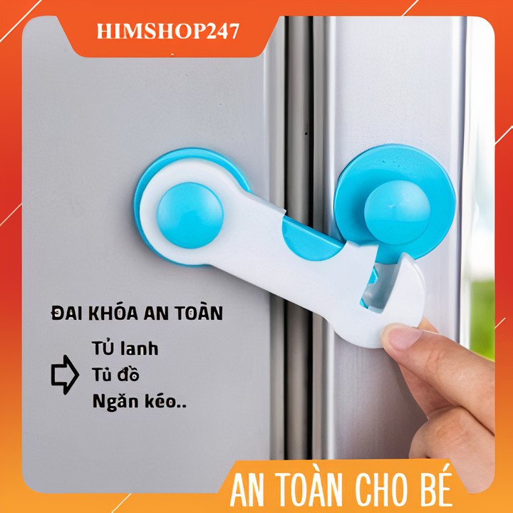 Đai Khóa Gài An Toàn Tủ Lạnh, Ngăn Kéo, Tủ Đồ