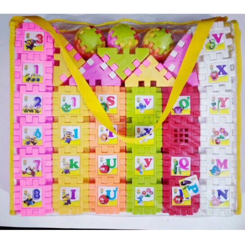 [Mã LIFE0503TOYS giảm 10% đơn 0Đ] Bộ đồ chơi xếp hình vuông 190 chi tiết cho bé khéo tay