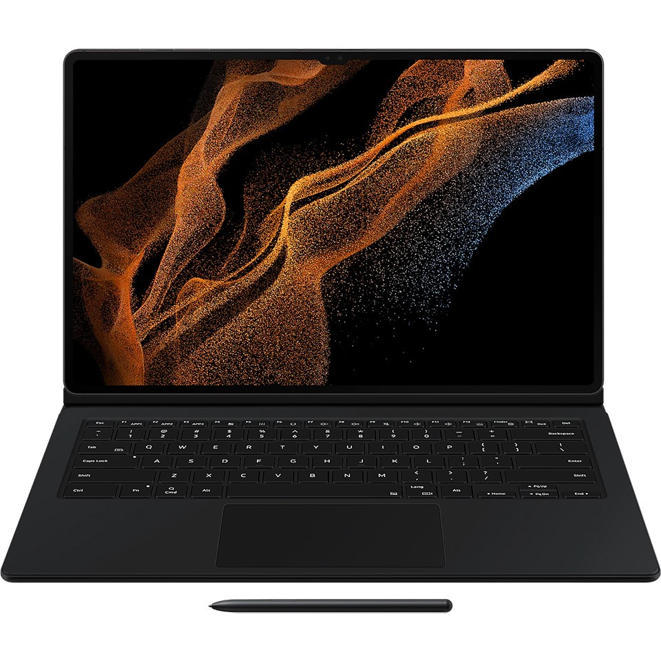 Bao Da kèm bàn phím Samsung Galaxy Tab S8 Ultra Keyboard Cover  - Hàng Chính Hãng