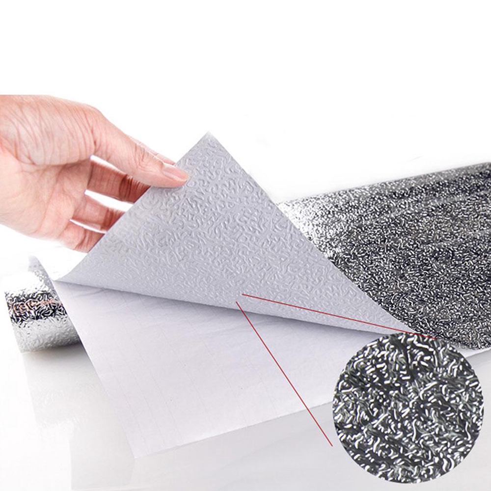KRNY Self-adhesive Kitchen Stickers Furniture Stove Oil-proof Waterproof Wallpaper