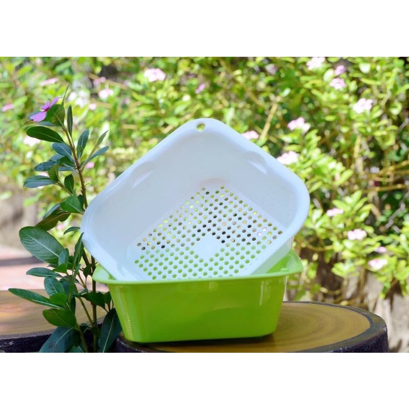 Set 6 rổ và chậu dày dặn, cao cấp