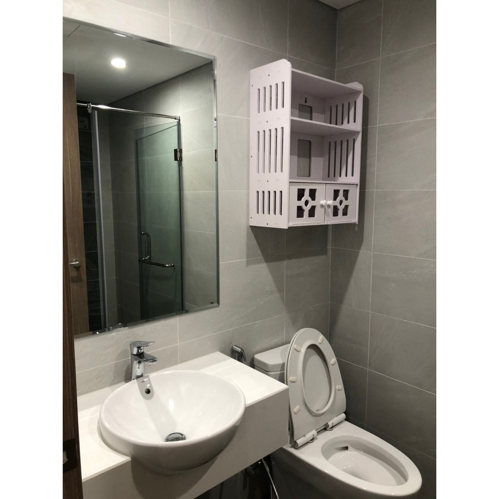 [ SALE HỦY DIỆT] Tủ treo nhà tắm hiện đại sọc dọc chống nước- IG381 | BigBuy360 - bigbuy360.vn