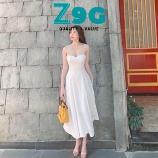 Đầm Nữ Đi Biển, Đầm maxi đi biển 2 dây siêu xinh - B021