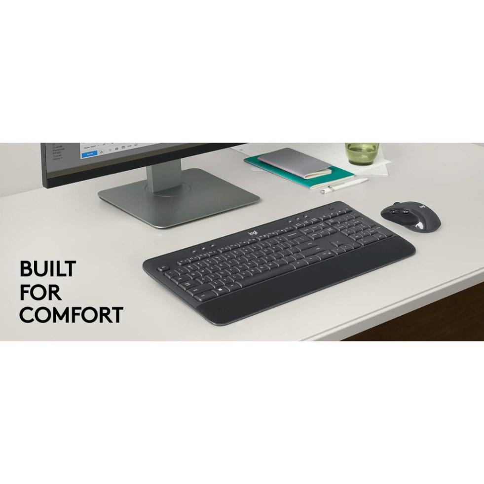 Bộ Bàn Phím Chuột Không Dây Logitech MK545 WirelessZ - Thiết Kế Tân Tiến -  Hàng Chính Hãng Bảo Hành 1 Năm