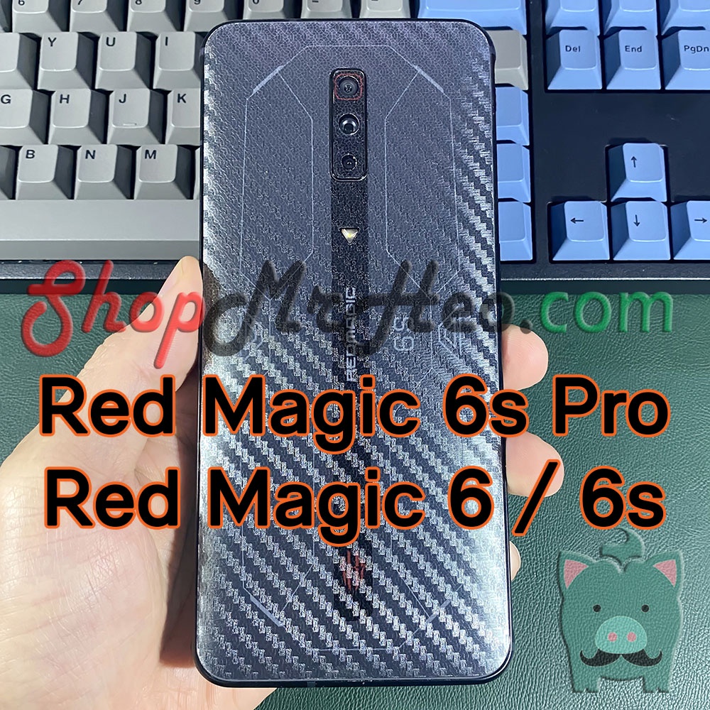 Skin Dán Mặt Sau Lưng Vân 3D ZTE Nubia Red Magic 6 Pro - 6 / 6s - 6R - Magic 5 / 5s