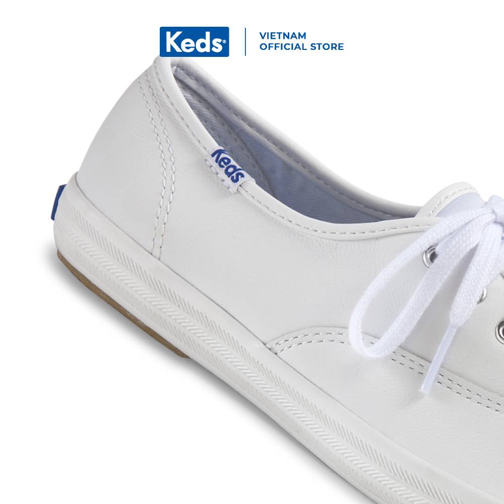 Giày Keds Nữ- Champion Core Leather White - KD045750
