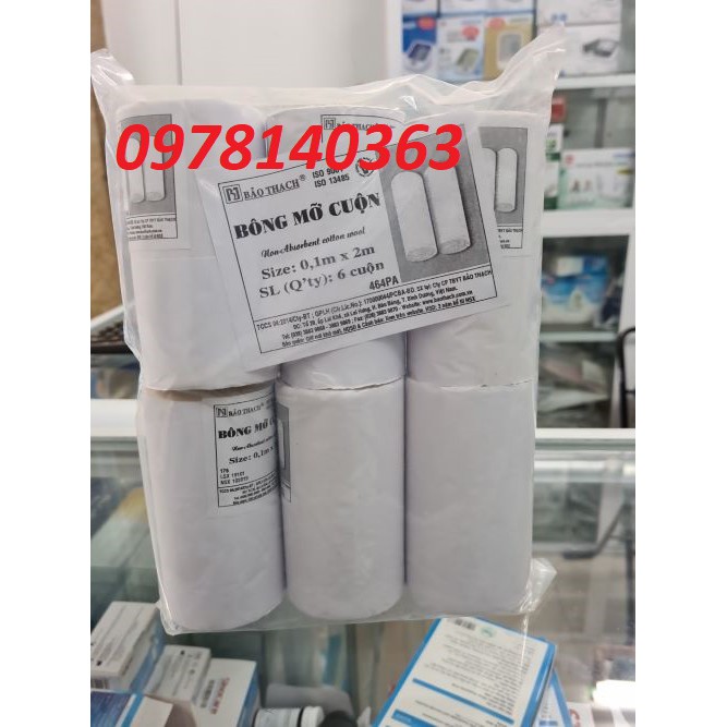 BÔNG MỠ CUỘN DÙNG ĐỂ LÓT KHI BÓ BỘT TAY,CHÂN