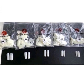 Móng úp lẻ size túi 50 móng màu đục