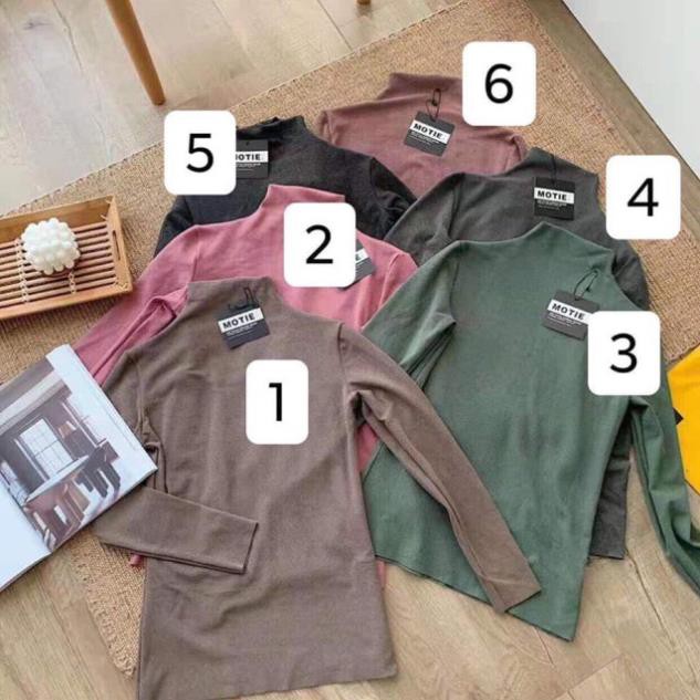 [Sẵn Hàng Giao Ngay] Áo giữ nhiệt nữ Motie hàng loại 1