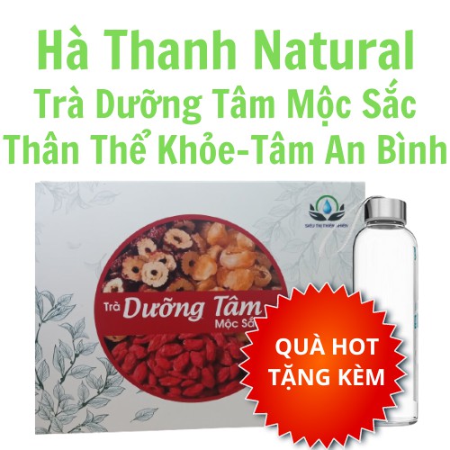 [TRÀ DƯỠNG TÂM TẶNG KÈM BÌNH- HÀ THANH NATURAL]  thảo mộc thiên nhiên tăng thị lực, giảm cân, thải độc gan, làm đẹp da