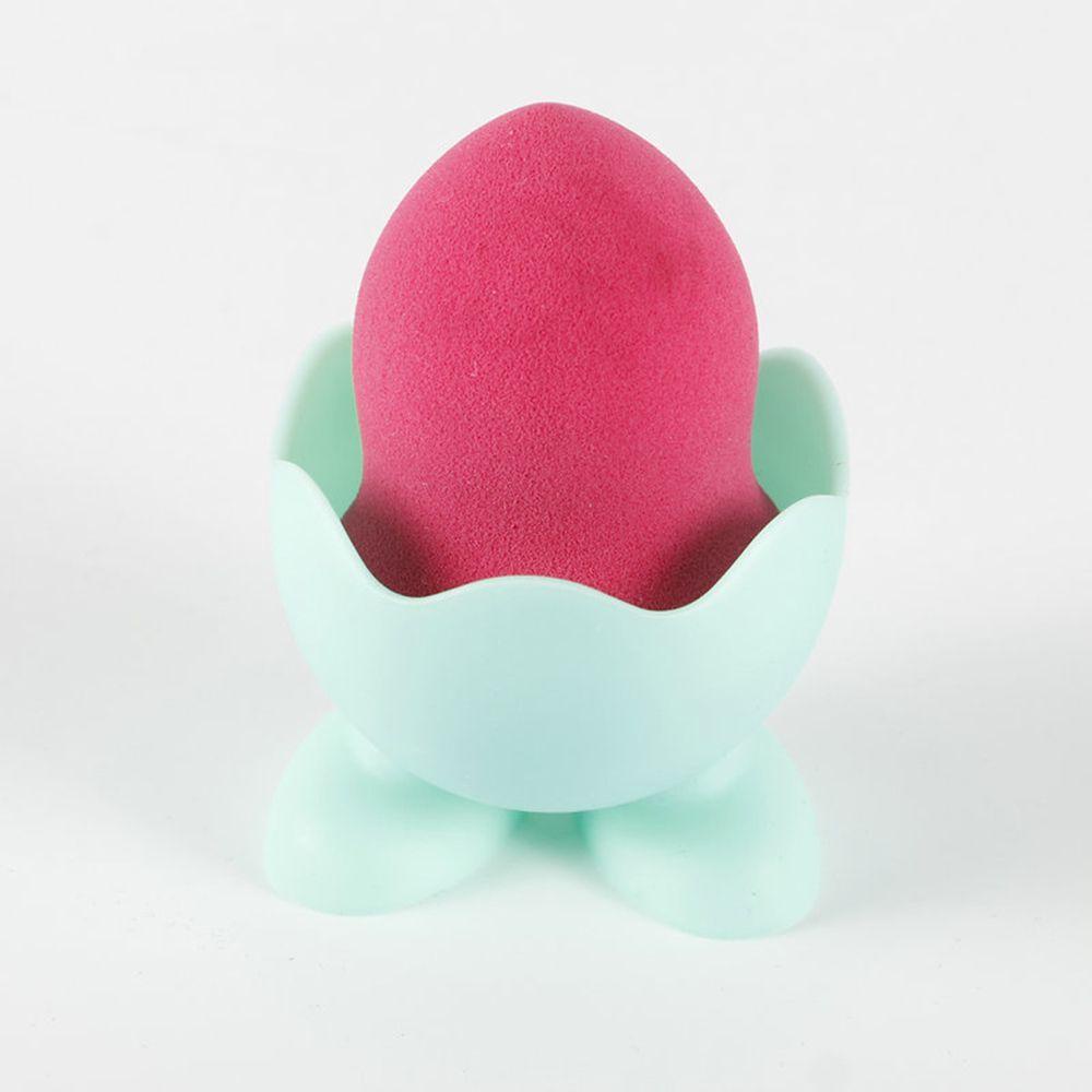 Giá Đỡ Đựng Mút Trang Điểm Bằng Silicon Hình Quả Trứng Chống Bẩn