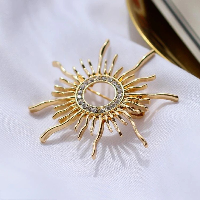 Ghim Cài Áo Kim Loại Mạ Đồng Thau Cổ Điển Sáng Tạo Dành Cho Nam Và Nữ