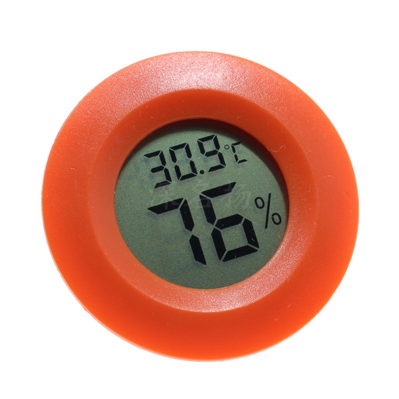 Mini digital thermometer hygrometer temperature and humidity indoor computer room LCD instrument