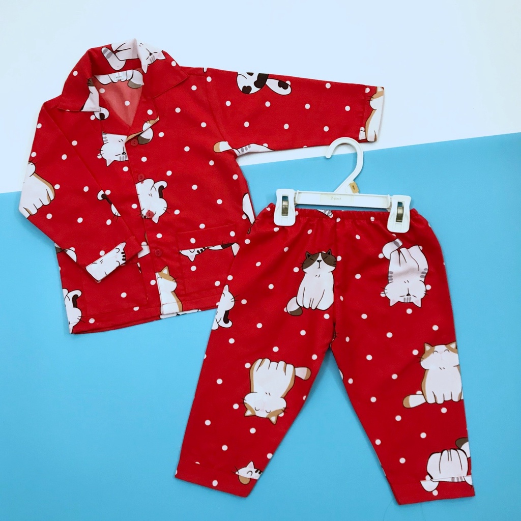 Pijama cho bé Kate thái size 10-40kg hình Thú nhiều mẫu