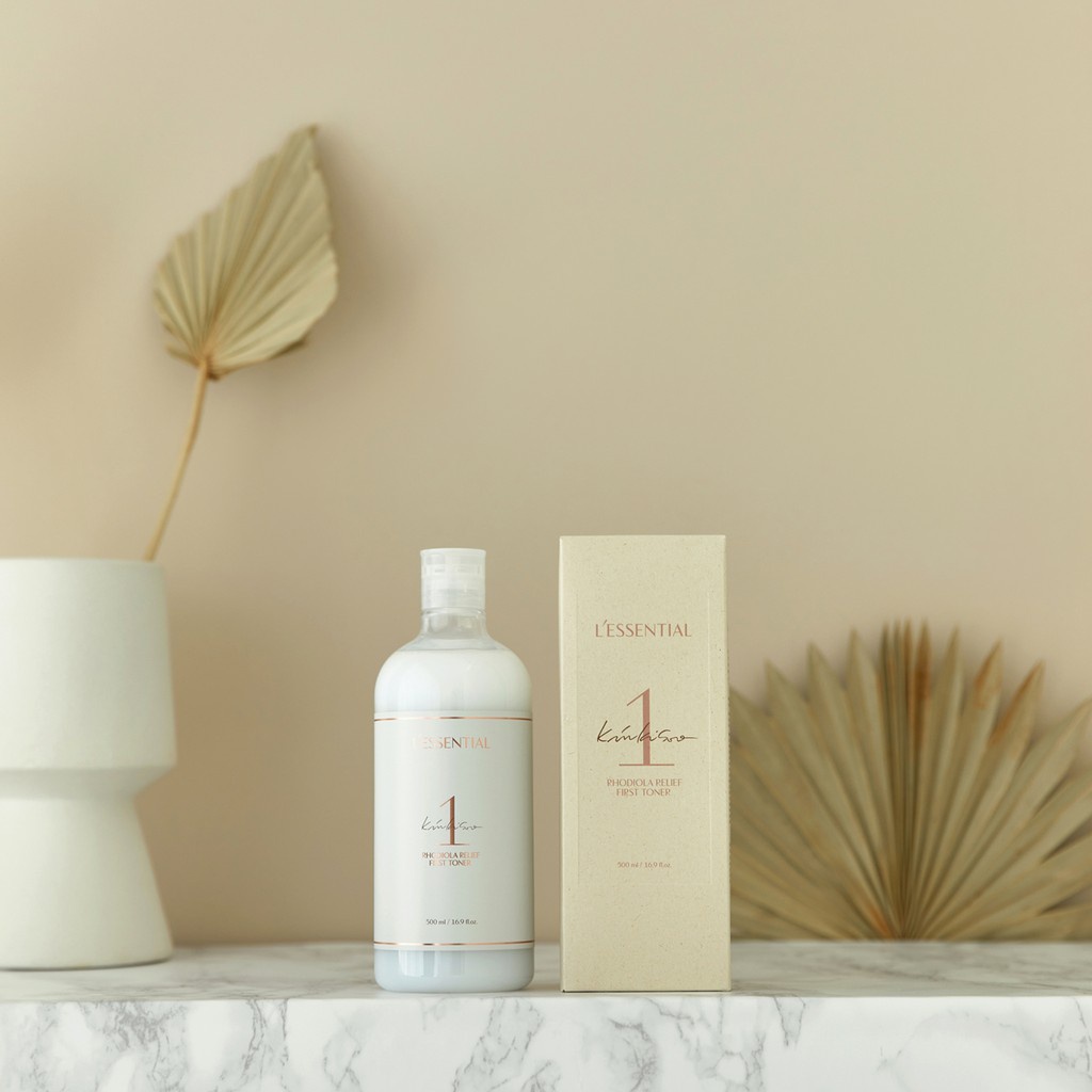L'essential Nước hoa hồng Rhodiola Relief First Toner 500ml