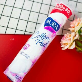 COMBO 35 BÔNG ÂURA ( 150 miếng)  1 thung