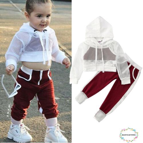 Set Áo Hoodie + Quần Dài Cho Bé Gái