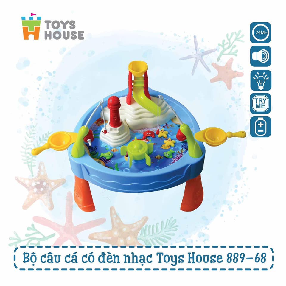 Bộ đồ chơi câu cá có đèn nhạc Toys house