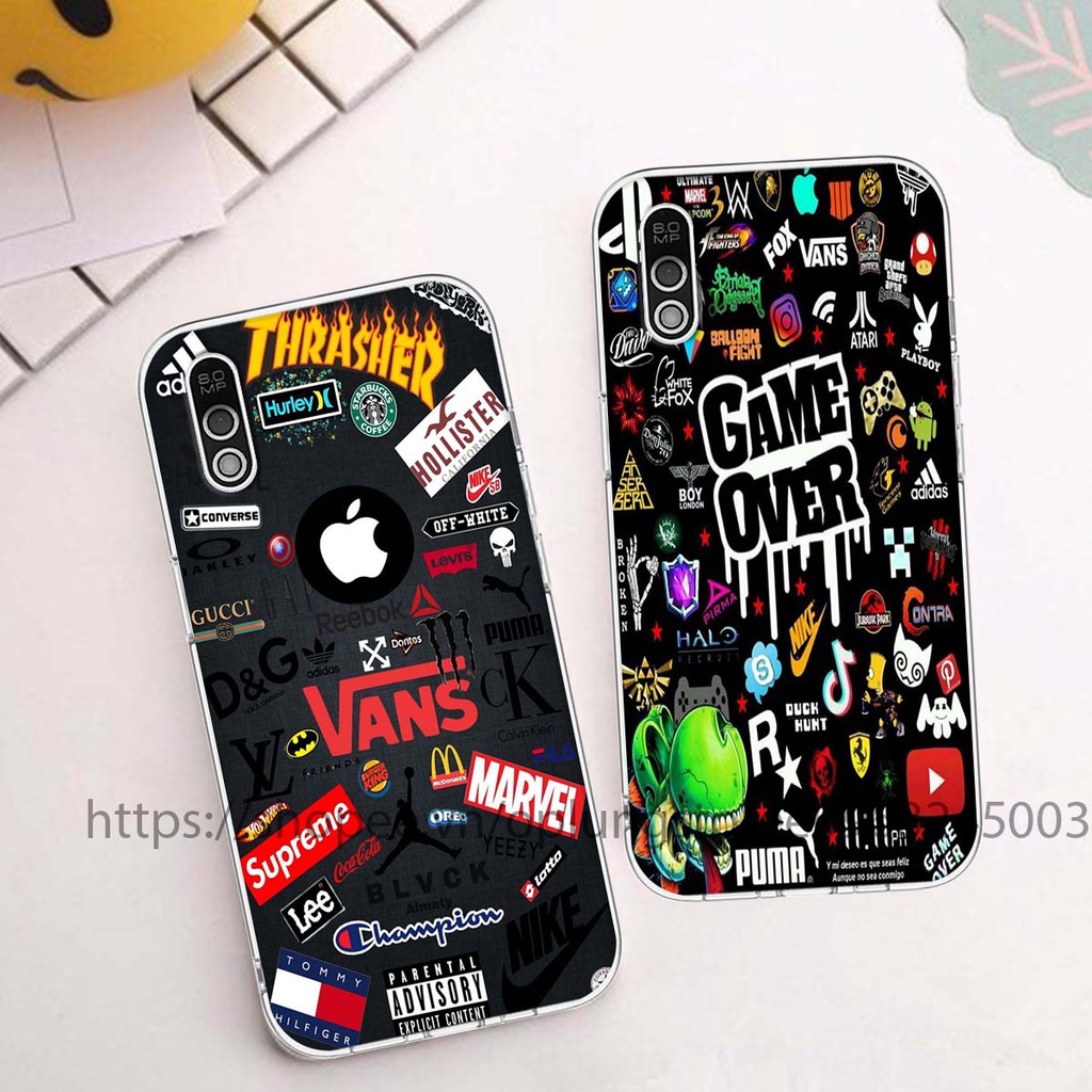 Ốp lưng Vsmart Bee / Bee 3 in hình thương hiệu thời trang đa sắc cá tính.