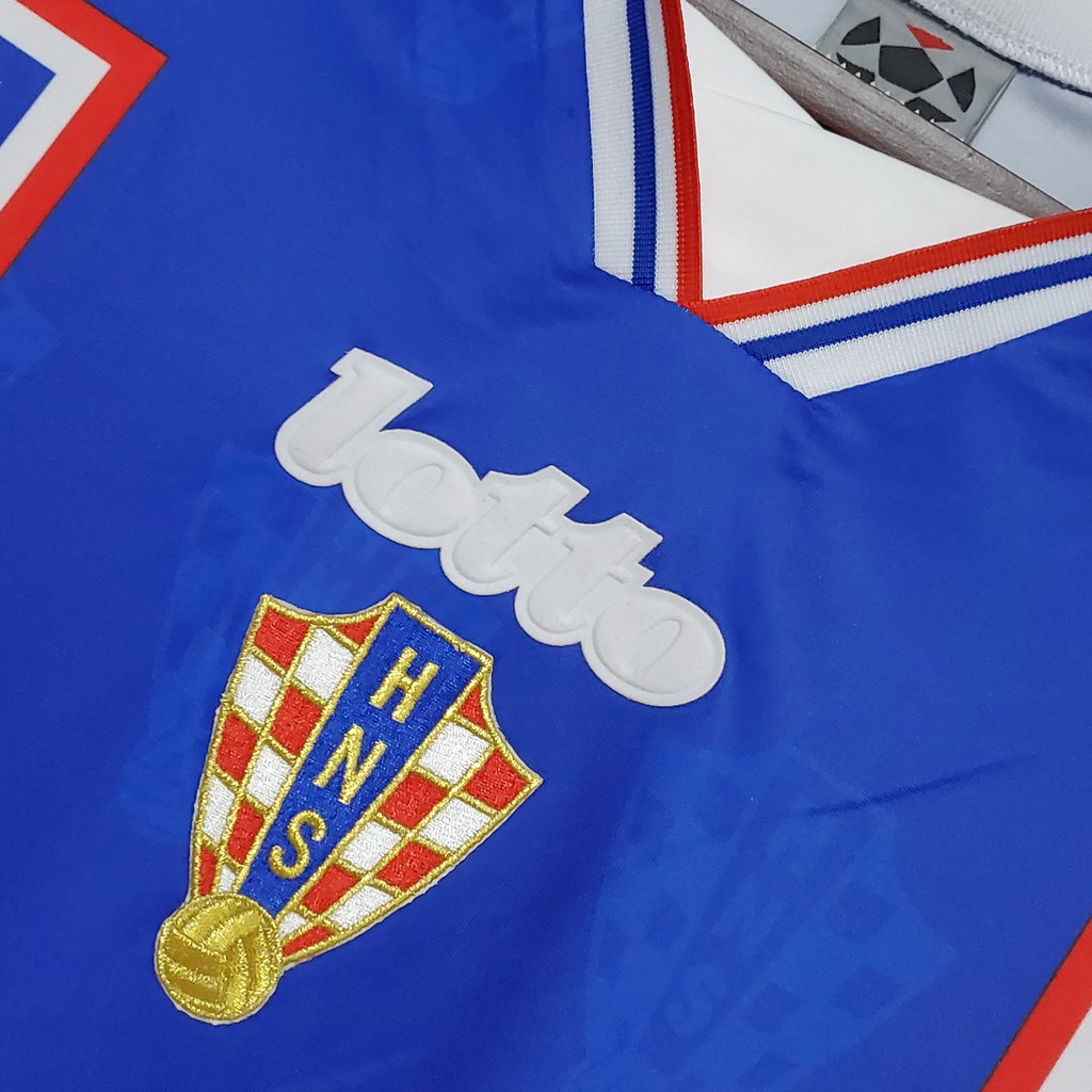 1998 Chất lượng hàng đầu Bóng đá Croatia Home Away Retro Soccer Jersey