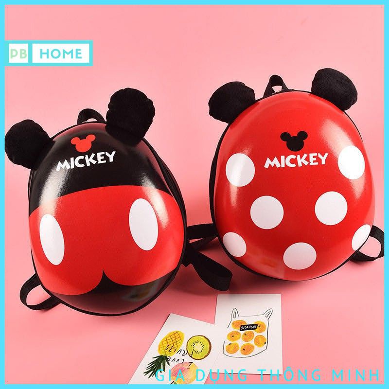 [Siêu HOT] Balo Trứng Cho Bé Hình Chuột MicKey Siêu Xinh