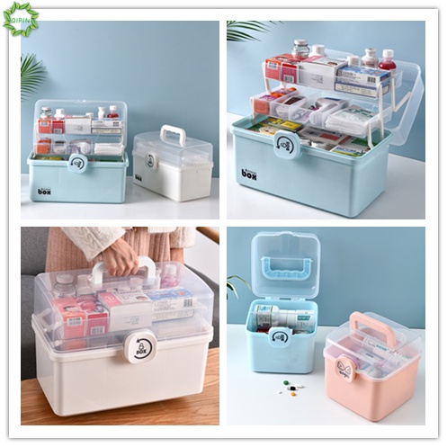 Hộp đựng thuốc 3/2 tầng sức chứa lớn có thể gấp gọn tiện lợi