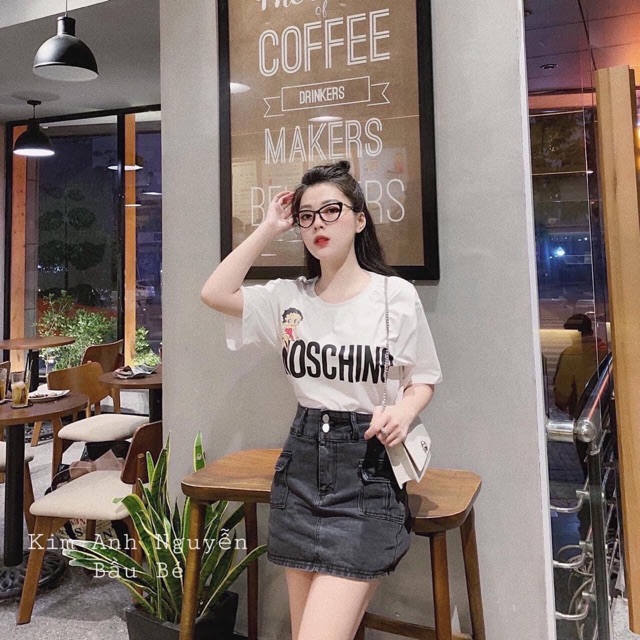 Chân váy bò 2 túi hộp có quần trong | BigBuy360 - bigbuy360.vn