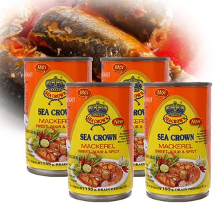 Combo 4 Cá nục sốt ớt chua ngọt Seacrown 155g