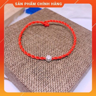 [ Slale sock ] VÒNG TAY MAY MẮN CHỈ ĐỎ BI BẠC