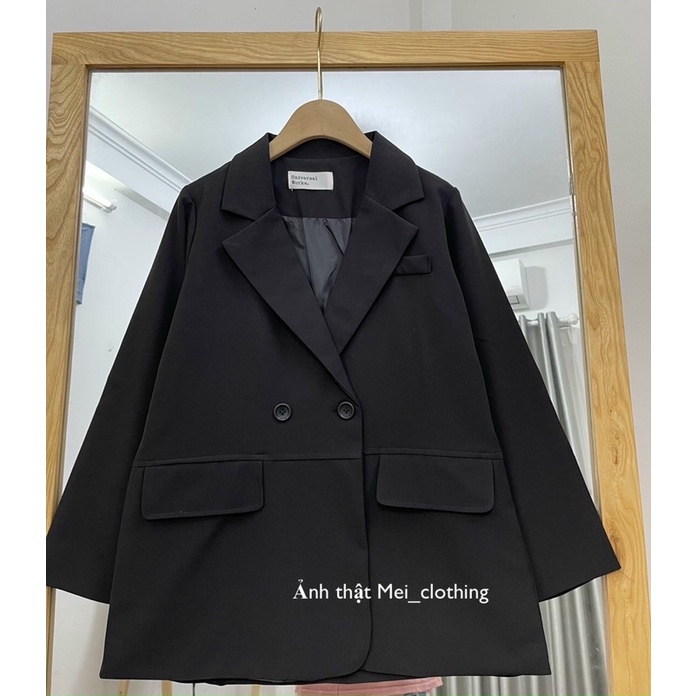 [Ảnh thật/video] Áo blazer 2 lớp phong cách Hàn Quốc/ vest nữ 2 lớp nhiều màu