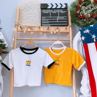 Croptop Thêu Prince ☀️