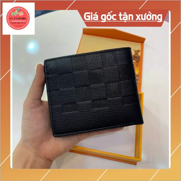 Ví Da Nam LV [FULL BOX] Bóp da nam cao cấp nhiều ngăn tiện lợi,sang trọng và lịch lãm.Hình ảnh shop tự chụp T080