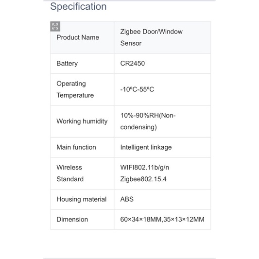 Cảm biến cửa Zigbee hệ Tuya /SmartLife- kiểm soát trạng thái cửa, kết hợp ngữ cảnh thông minh