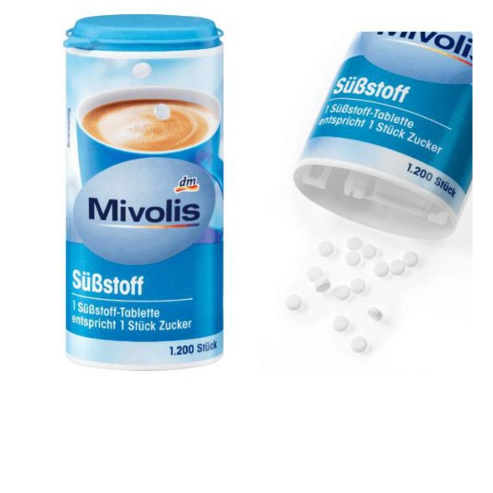 Đường ăn kiêng Mivolis hộp 1200 viên cho người tiểu đường giảm cân, Hàng Đức - Shop Lavenic