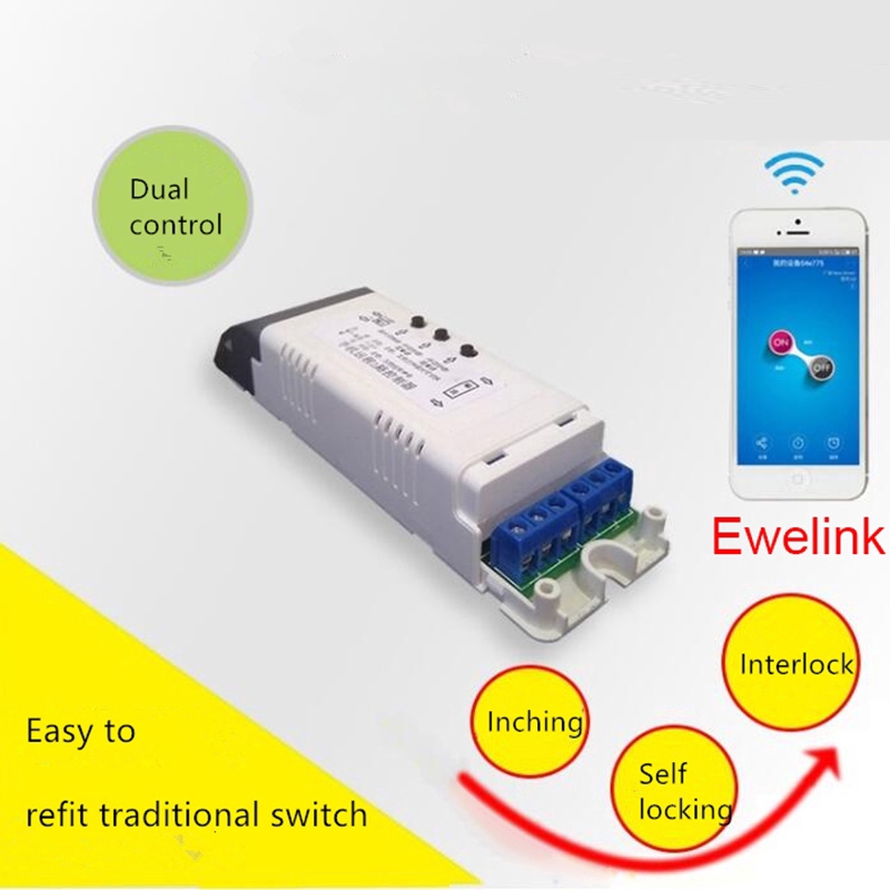 Sonoff Ewelink Smart Wifi Relay Switch 2 Channel Relay Smart Home Modun Wifi DC 5V 12V 24V 32V 110V 220V Công tắc không dây hẹn giờ Điều khiển từ xa