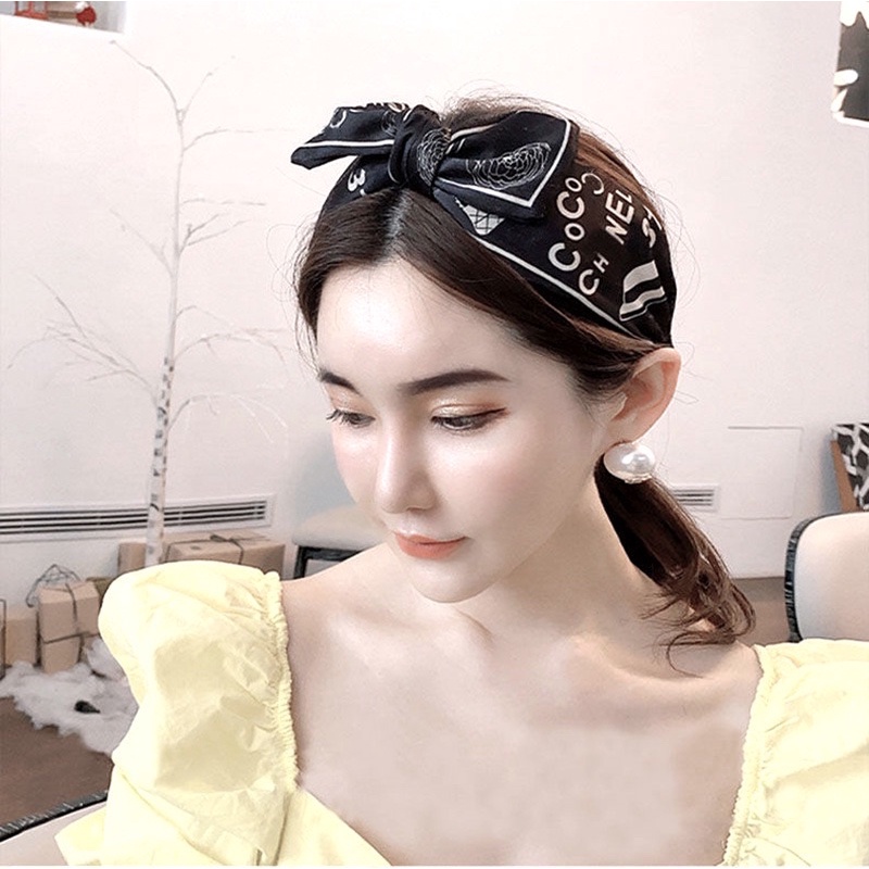 bờm lụa coco chanel