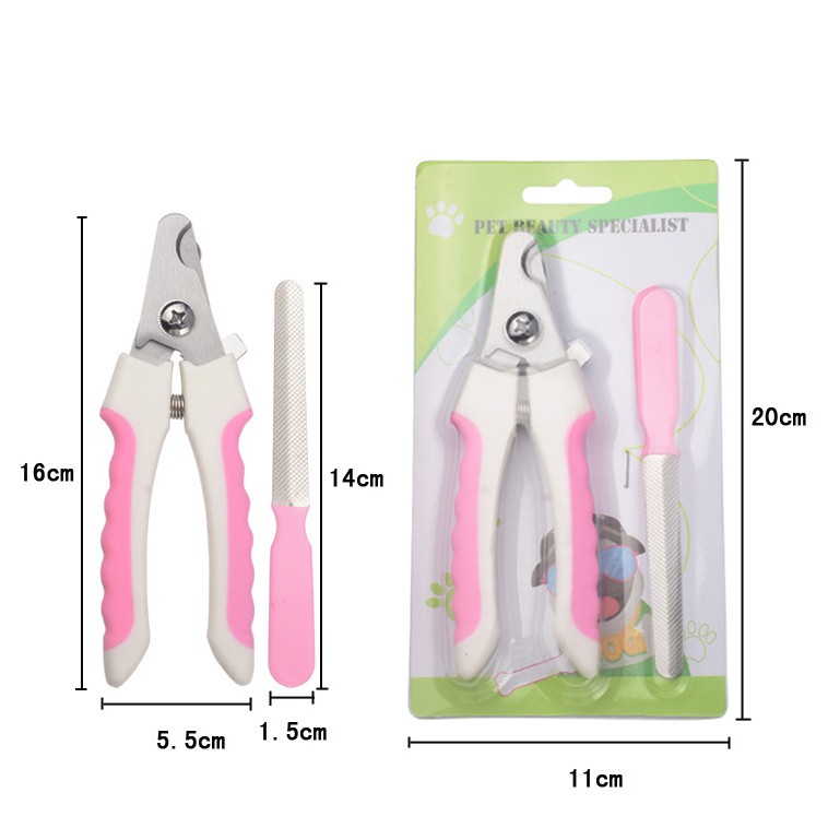 BỘ KÌM BẤM MÓNG CHO CHÓ MÈO KÈM DŨA SIZE LỚN, KÌM CẮT MÓNG -  LOVE PETS SHOP