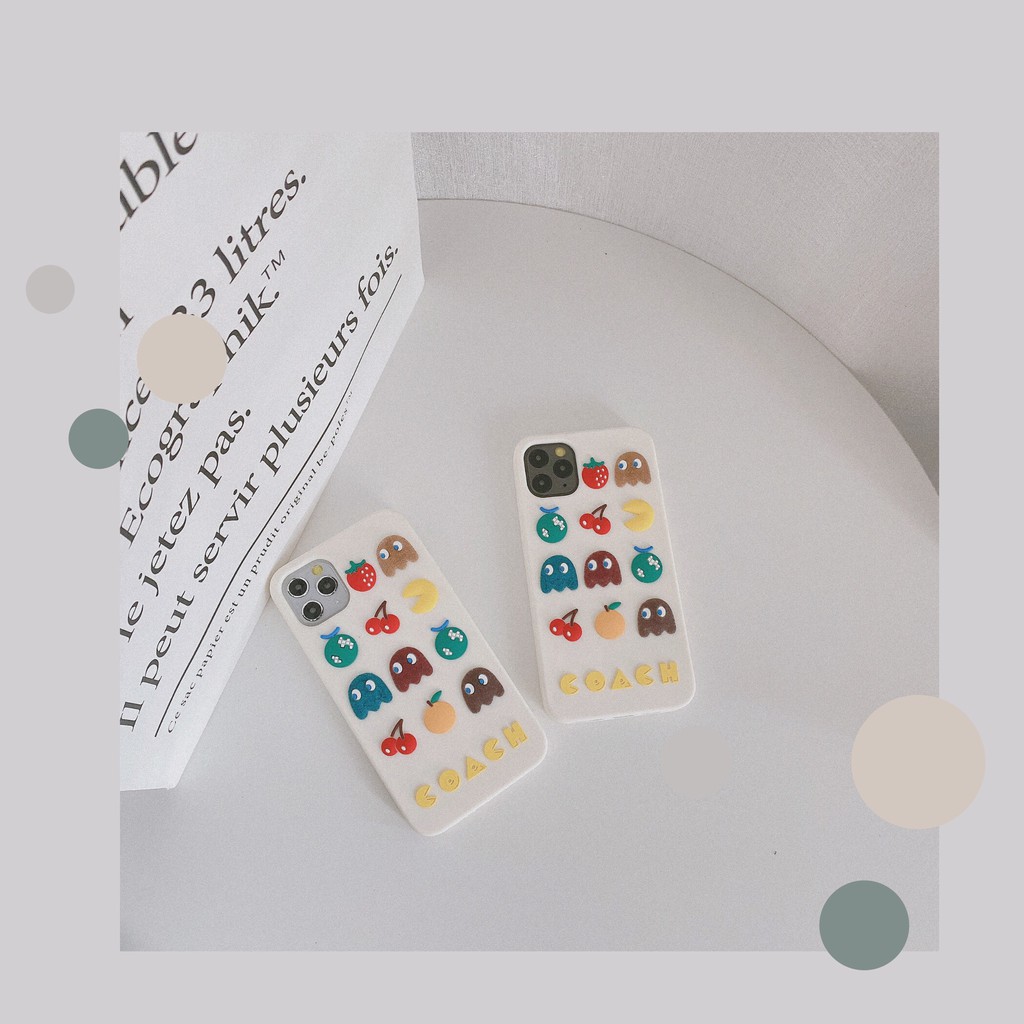 Ốp Lưng Hoạt Hình Pac-Man Cho Iphone 12 11 Pro Max Xs Max Xr X Iphone 6 7 8 Plus | BigBuy360 - bigbuy360.vn