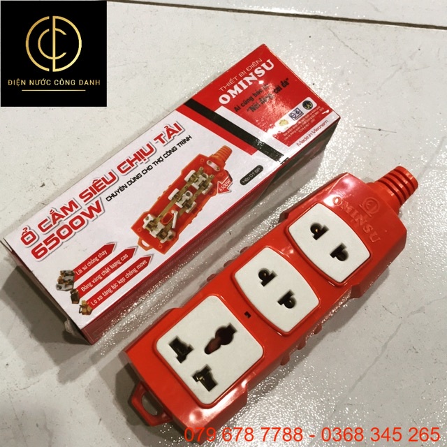 Ổ cắm siêu chịu tải OMINSU 6500W 30A