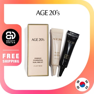 [Hàng mới về] Kem nền tinh chất AGE 20's #21 6ml + 6ml chất lượng cao / AGE 20's Essence Foundation Dual Mini Kit